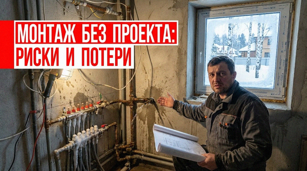 Последствия монтажа инженерных систем без проекта и риски установки на глаз