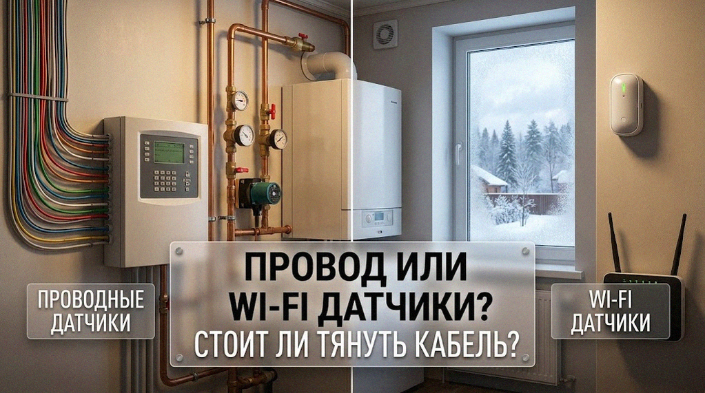 Сравнение проводной системы безопасности и беспроводных Wi-Fi датчиков сигнализации