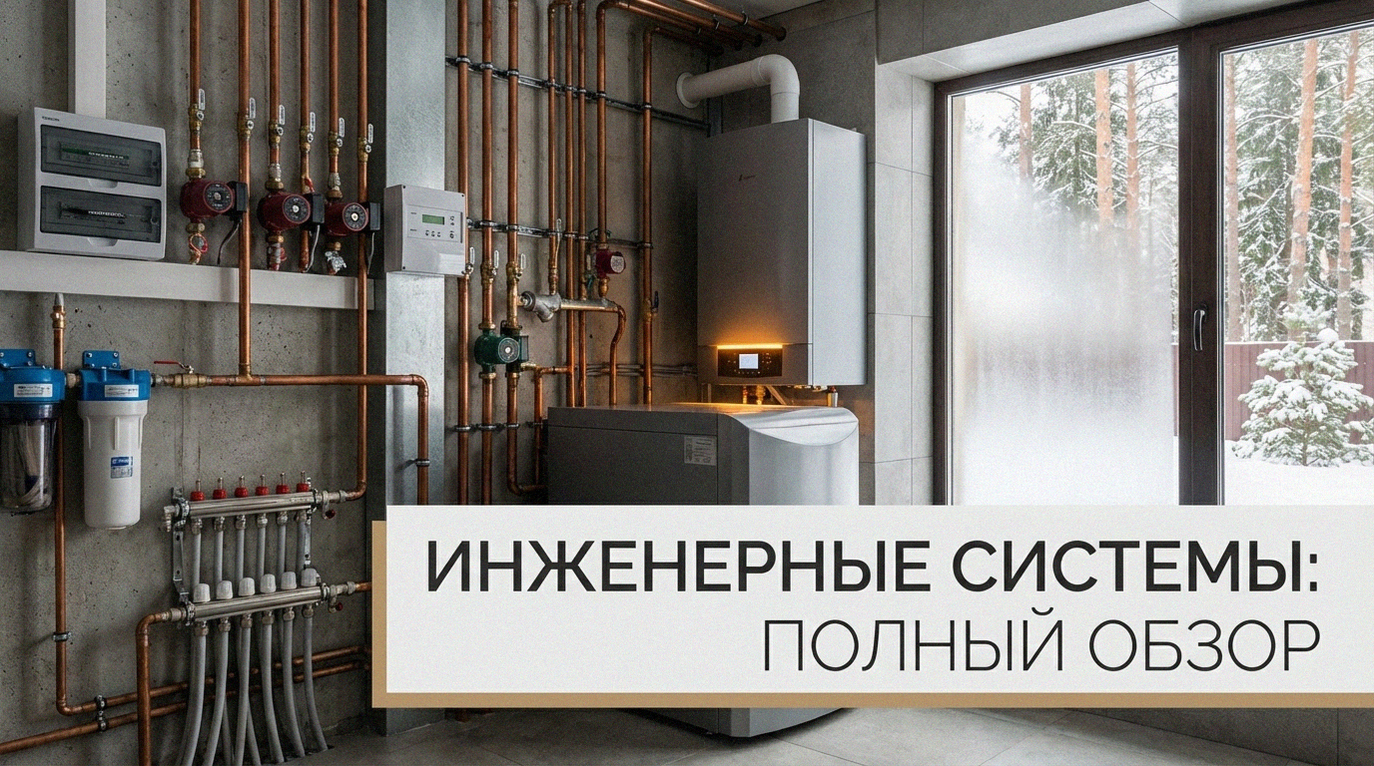 Схема устройства инженерных систем и видов коммуникаций в частном доме: электрика, водоснабжение, отопление и вентиляция